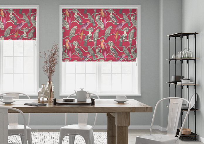 Aviary, Pomegranate - Roman Blind - Image 3